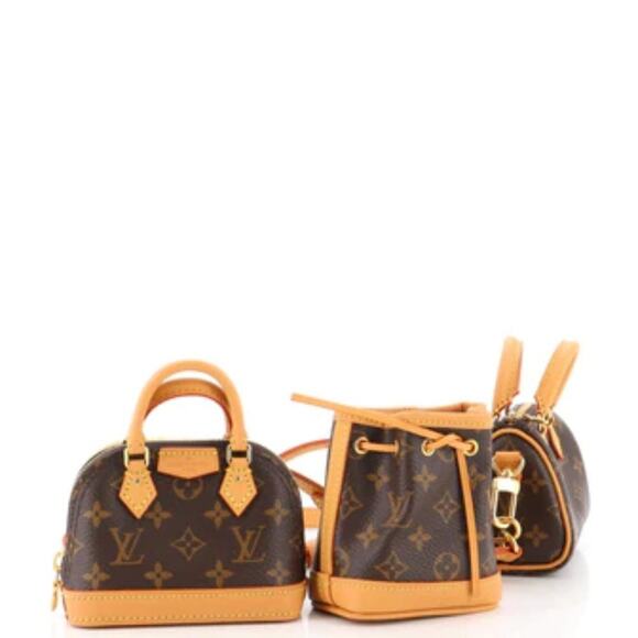 NEW RARE Louis Vuitton Trio Mini Icones Bag Set Monogram Canvas SOLD OUT - Picture 13 of 16